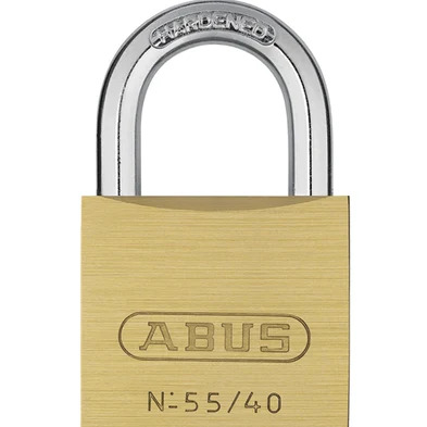 Abus Solid 55 Brass Padlock 40mm